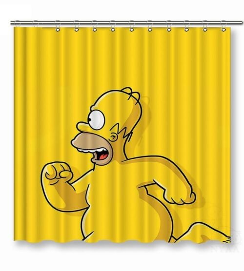 the simpsons homer curtain