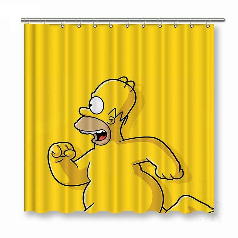 the simpsons homer curtain