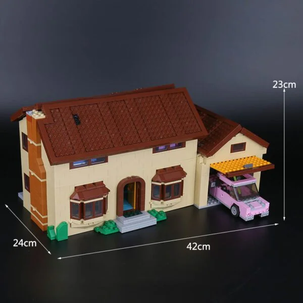 simpsons blocks house