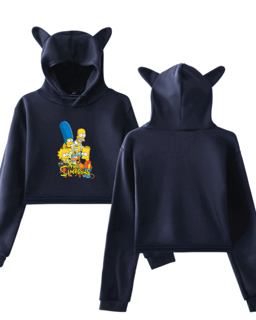 The Simpsons Cropped Hoodie #5