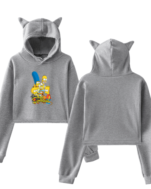 The Simpsons Cropped Hoodie #5