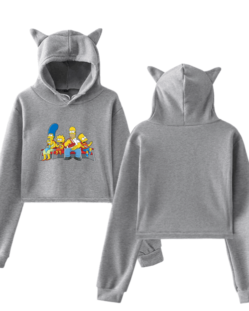 The Simpsons Cropped Hoodie #6