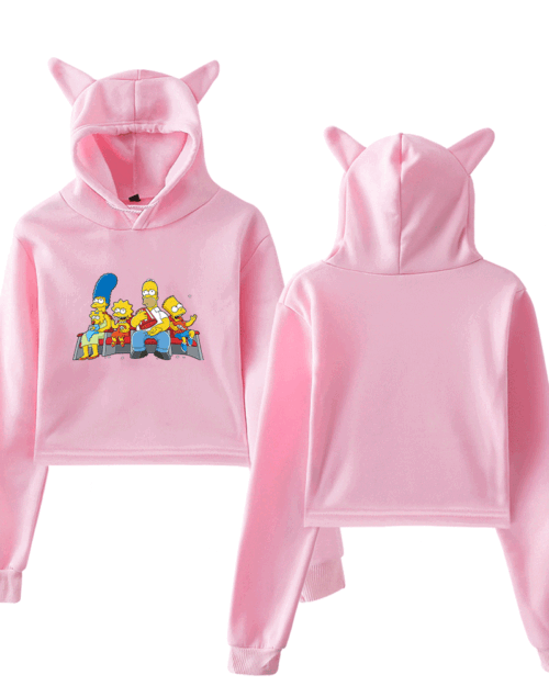 The Simpsons Cropped Hoodie #6