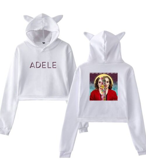 Adele Cropped Hoodie #1