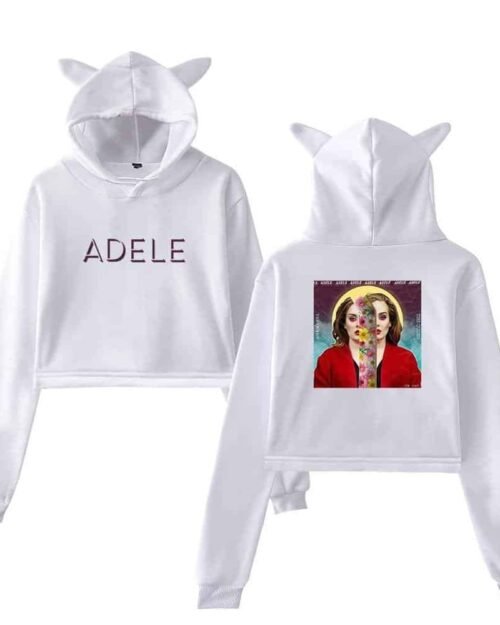 Adele Cropped Hoodie #1