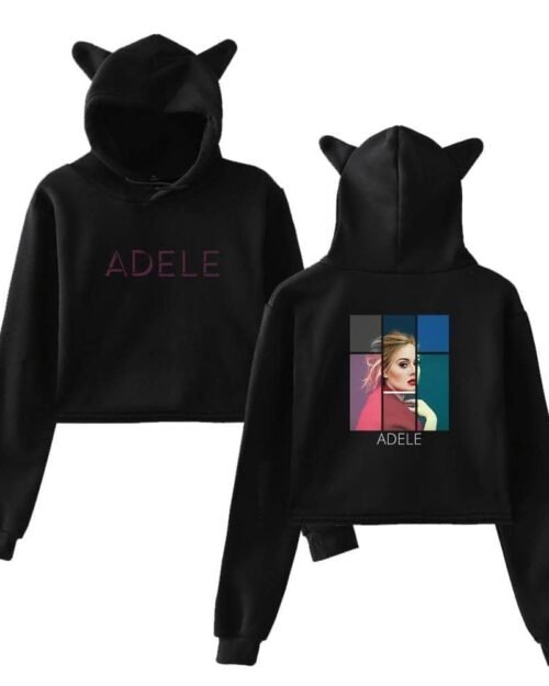 Adele Cropped Hoodie #2 + Gift