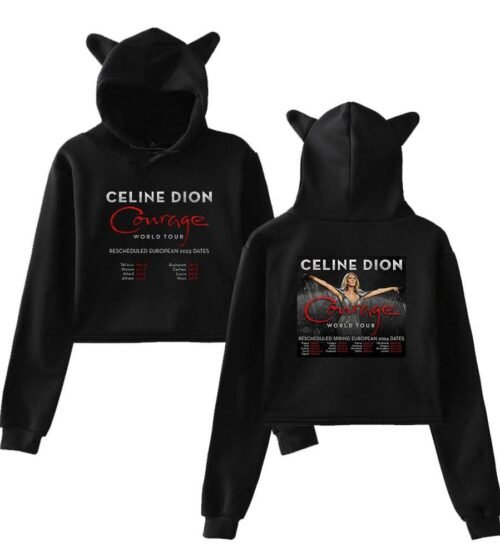 Celine Dion Cropped Hoodie #4