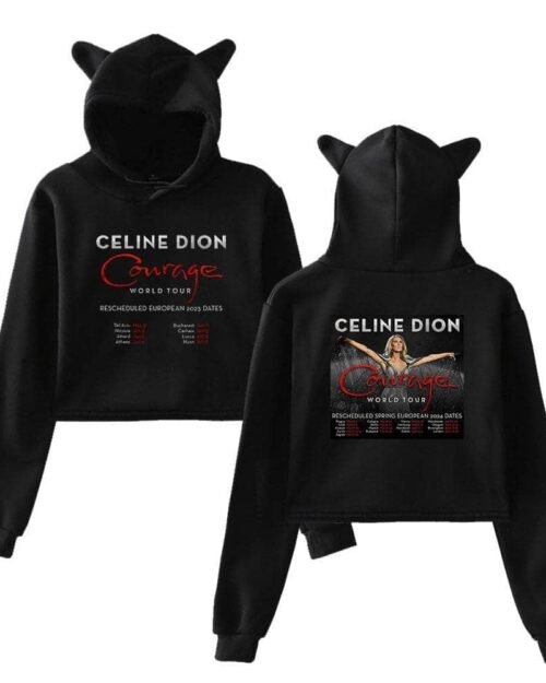 Celine Dion Cropped Hoodie #4