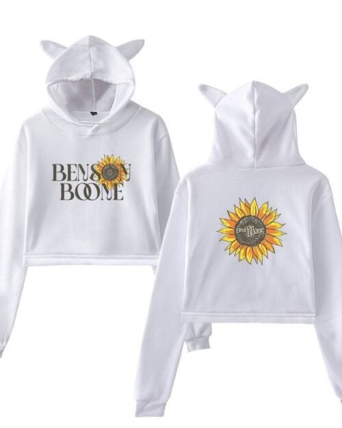 Benson Boone Cropped Hoodie #1 + Gift
