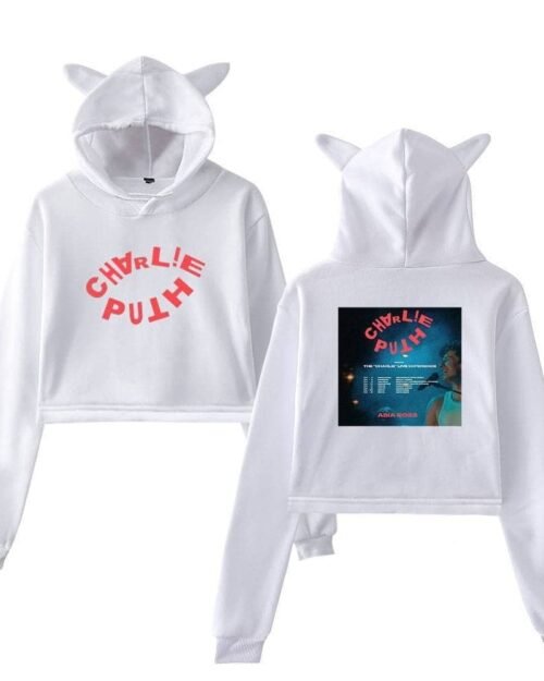 Charlie Puth Cropped Hoodie #2 + Gift