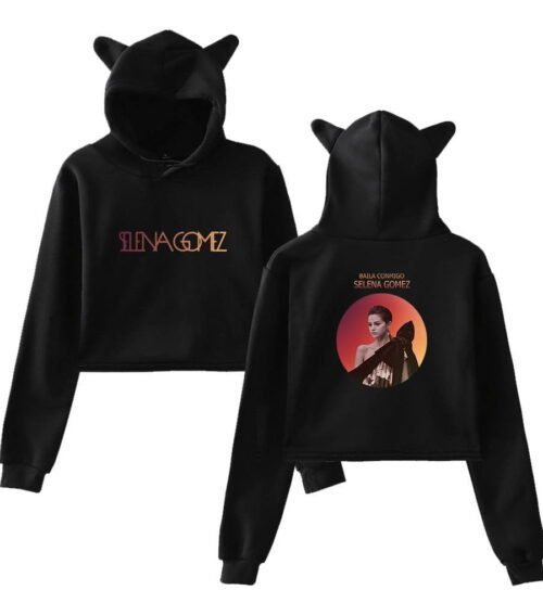 Selena Gomez Cropped Hoodie #2 + Gift