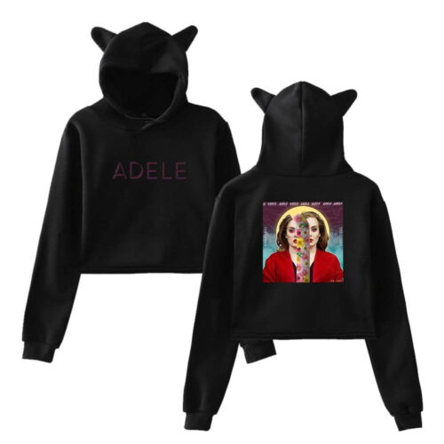 Adele Cropped Hoodie #1