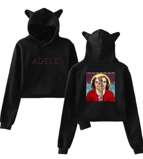 Adele Cropped Hoodie #1