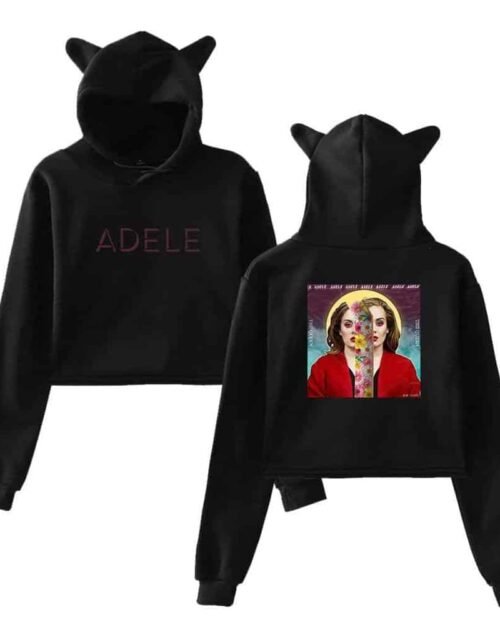 Adele Cropped Hoodie #1