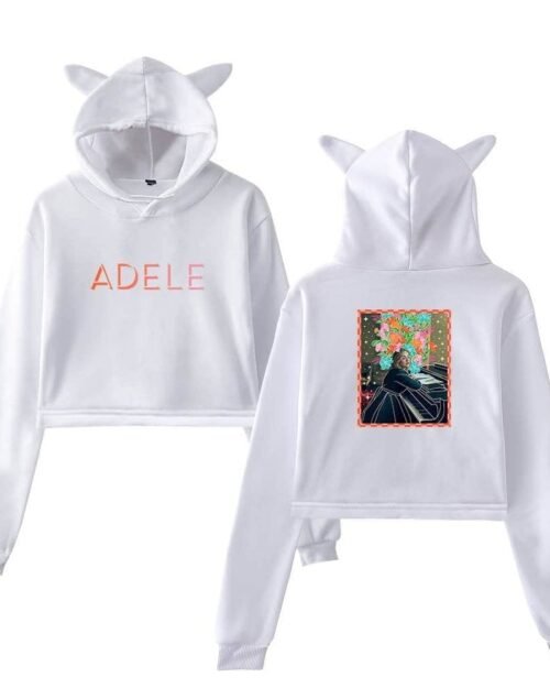 Adele Cropped Hoodie #3