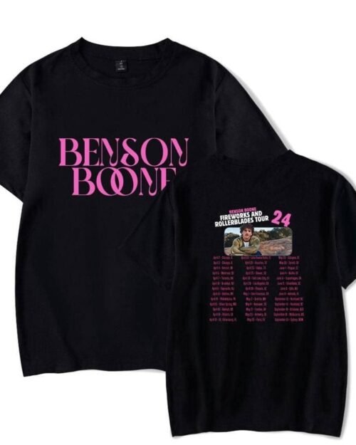 Benson Boone Fireworks & Rollerblades T-Shirt #3
