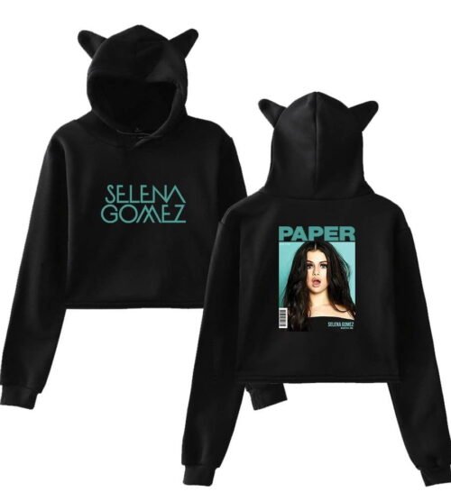 Selena Gomez Cropped Hoodie #3 + Gift