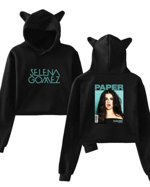 Selena Gomez Cropped Hoodie #3 + Gift