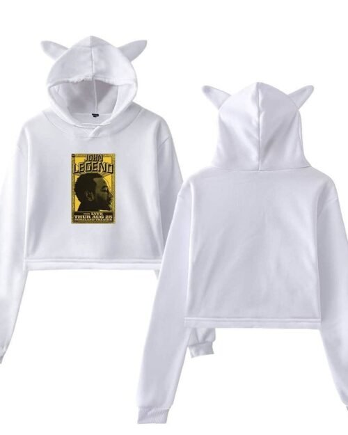 John Legend Cropped Hoodie #4 + Gift
