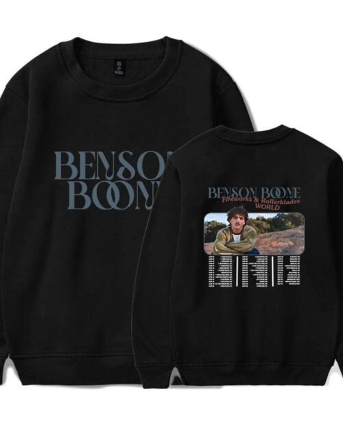 Benson Boone Fireworks & Rollerblades Sweatshirt #2 + Gift