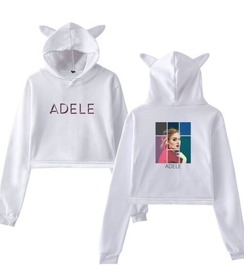 Adele Cropped Hoodie #2 + Gift
