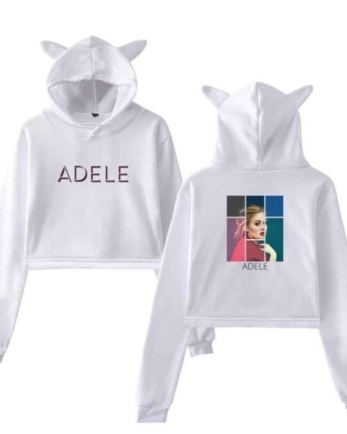 Adele Cropped Hoodie #2 + Gift