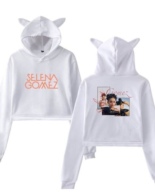 Selena Gomez Cropped Hoodie #5