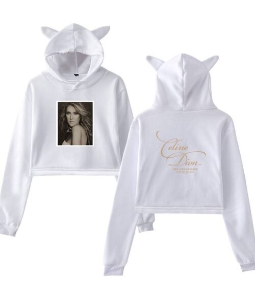 Celine Dion Cropped Hoodie #1 + Gift
