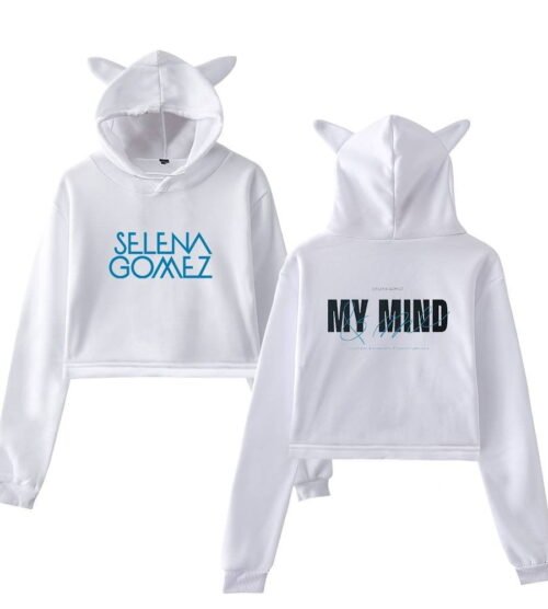 Selena Gomez Cropped Hoodie #1