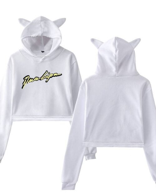 Dua Lipa Cropped Hoodie #1