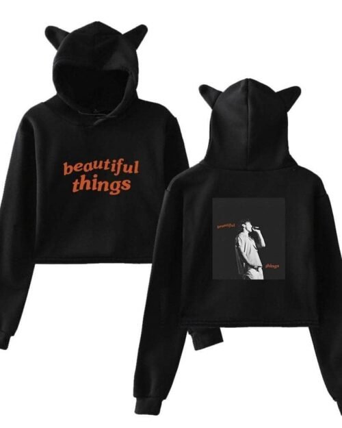 Benson Boone Beautiful Things Cropped Hoodie #1