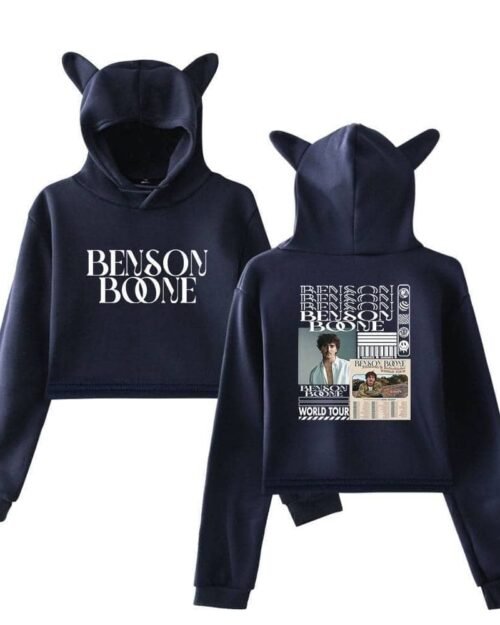 Benson Boone Fireworks & Rollerblades Cropped Hoodie #1