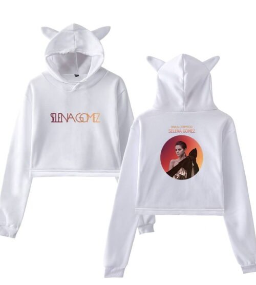 Selena Gomez Cropped Hoodie #2 + Gift