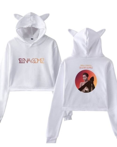 Selena Gomez Cropped Hoodie #2 + Gift