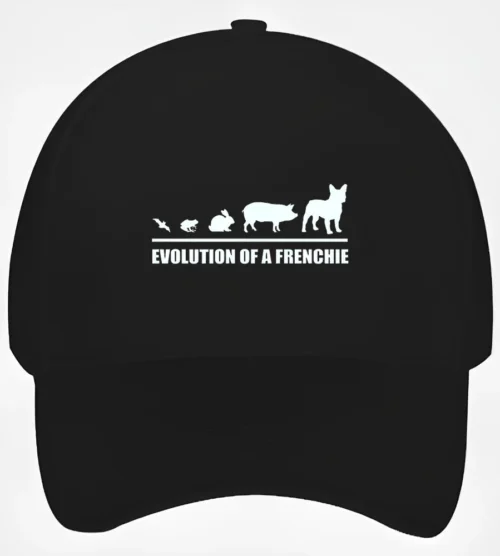 French Bulldog Baseball Cap #507- Evolution of a frenchie