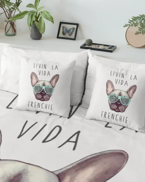 French Bulldog Bedsheets + 2 Pillowcases #7