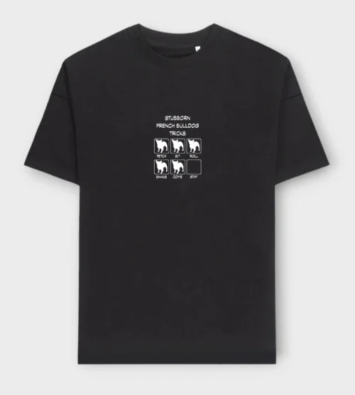 French Bulldog T-Shirt + GIFT #304- Stubborn frenchie