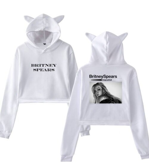 Britney Spears Cropped Hoodie #2