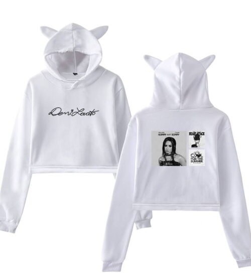 Demi Lovato Cropped Hoodie #4