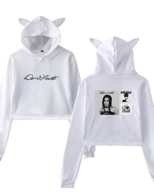 Demi Lovato Cropped Hoodie #4