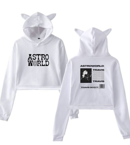 Travis Scott Cropped Hoodie #2 + Gift