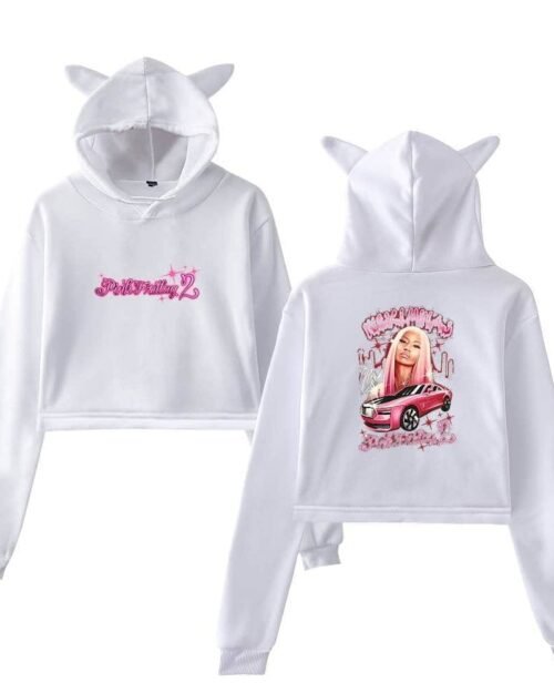 Nicki Minaj Cropped Hoodie #3 + Gift