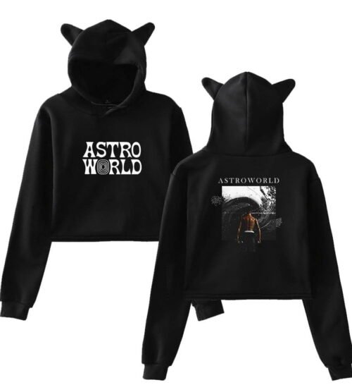 Travis Scott Cropped Hoodie #3