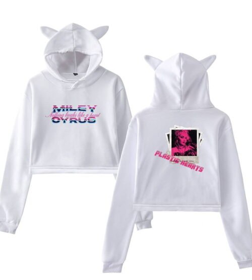 Miley Cyrus Cropped Hoodie #3