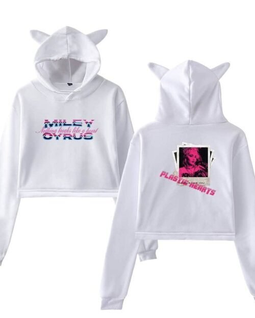 Miley Cyrus Cropped Hoodie #3