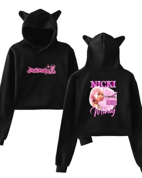 Nicki Minaj Cropped Hoodie #5 + Gift