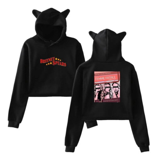 Britney Spears Cropped Hoodie #3 + Gift