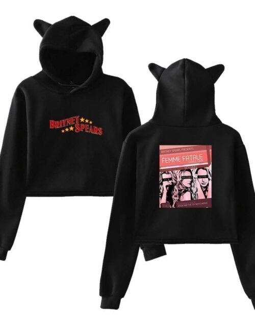 Britney Spears Cropped Hoodie #3 + Gift