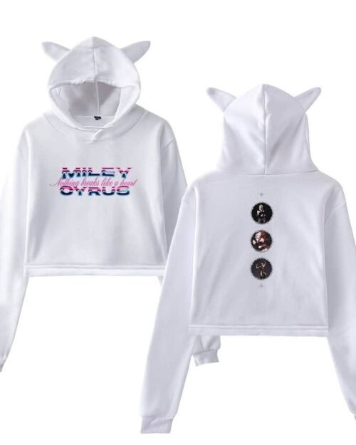 Miley Cyrus Cropped Hoodie #4 + Gift