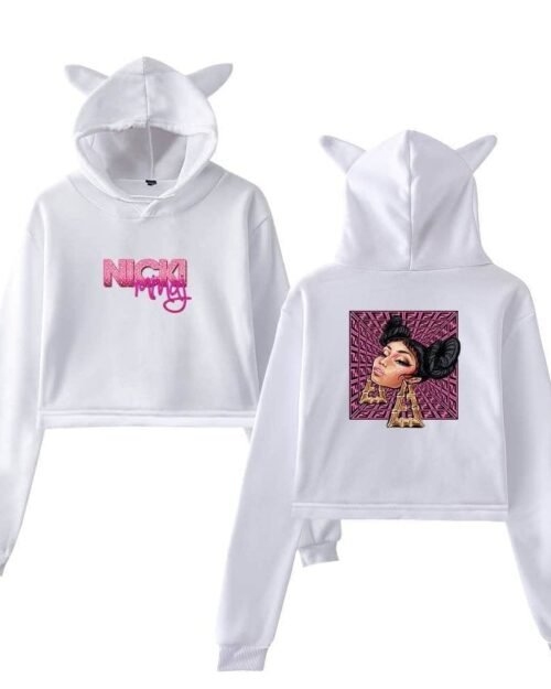 Nicki Minaj Cropped Hoodie #4